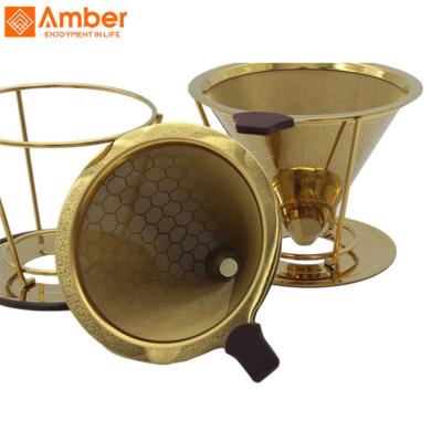 China Viable Fine 304 Stainless Steel Extra Strainer Infuser For Loose Leaf Tea Mesh Tea Steeper Filter for sale