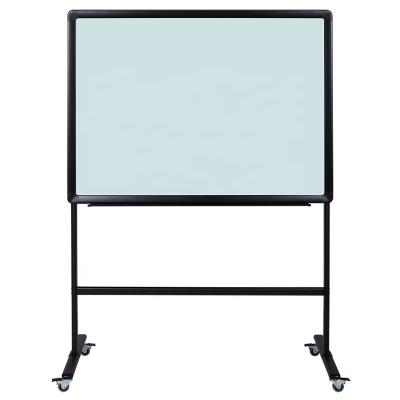 China New Magnetism Design Tempered Glass Whiteboard Conference Meeting Movable Magnetic Glass Whiteboard With Stand For School Classroom Office for sale