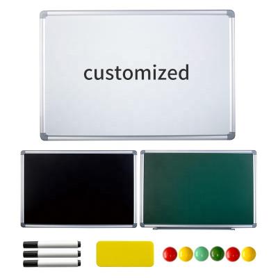 China 2021 New Magnetism Dry Erase Writing Whiteboard Custom Size Whiteboard With Aluminum Frame Magnetic Whiteboard for sale