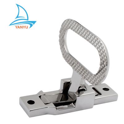 China Boat Material Fitting Yanyu Folding Step Pedal High Quality Polishing 316 Stainless Folding Step Pedal For Sailboat for sale