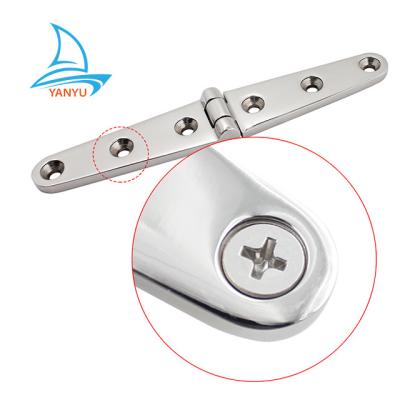 China Boating Yatching Investment Castings 316 Stainless Steel Boat Accessories Casting Folding Hinges Door Hardware Hinge for sale