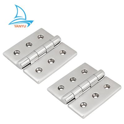 China Marine Precision Castings 316 Stainless Steel Casting Hinge Door Hardware Side Hinge In Stock for sale