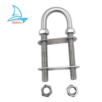 China yacht/boat hardware sailboat sail boating accessories stainless steel 316 stainless steel U-BOLT marine bow eye for sale