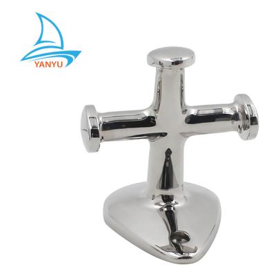 China For custom AISI316 marine or decorative top stainless marine material marine mooring bollard fished yacht accessories for sale for sale