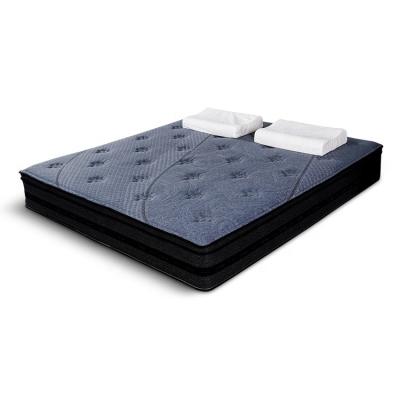 중국 Carbon Fabric Nature Latex Foam Pocket Spring King Size Double Bed Fiber Knitted Foldable Soft Dream Foam Mattress 판매용