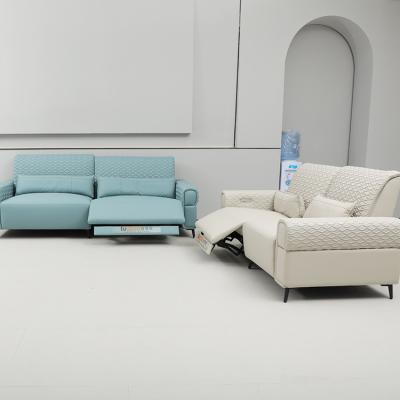 Cina Italy Style Design Convertible Luxury Living Room Furniture High End Napa Sectional Tech Fabric Sofa Set in vendita