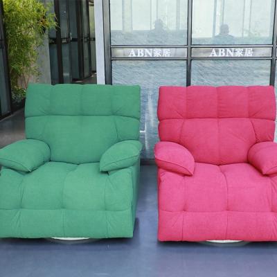 Cina (Others) Modern Design Full Cushion Microfiber Swing Arm Adjustable Chair Leisure Lounge Chair Living Room Chairs in vendita