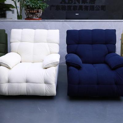 China (Other) Factory Direct Selling Adjustable Popular Home Cinema Fabric Sleeping One Seater Sofa Chair Garden Recliner Chair for sale