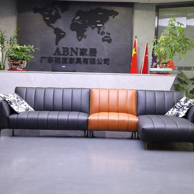 China Colorful Combination Sofa Set For Home Luxury Adjustable (Size) Living Room Furniture Villa 5 Seater for sale