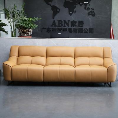 China Convertible Furniture Sofa Leather Multifunctional Sofa Set Luxury Furniture Manufacturer European Standard Modern Design Living Room for sale