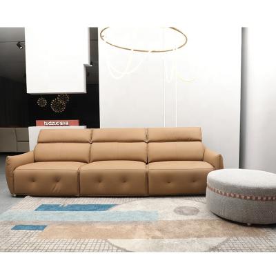 Cina Italian Fabric Sofa Set Sectional Furniture Modern Smart Sofa Sets With Manual Recliner (Other) Living Room Adjustable Sofas in vendita