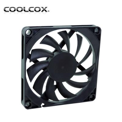 China PC Coolcox DC Axial Fan 80x80x10mm, 8010, suitable for computer case and power supply and laptop and router for sale