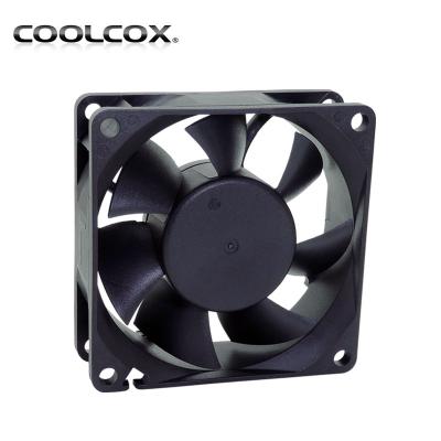 China Power Supply CoolCox 70x70x25mm, 7025 DC Fan, Suitable for Chassis, Power Supply, Clothes Dryer, Converter for sale