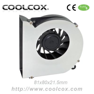 China Home Appliance CoolCox 8020 Small Blower Fan, 81x80x21.5mm Blower Fan, Turbo Fan, 5V/12V/24V, DC Centrifugal Fan, 2 Ball Bearing or Socket for sale