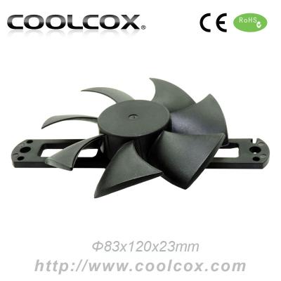 China Other CoolCox 9225mm frameless fan, graphics card fan, 8325 bladeless fan, size D. 83x120x23mm for sale