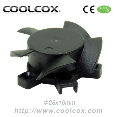 China Heatsink CoolCox 28x10mm frameless fan, graphics card fan, 3010 bladeless fan, 28mm DC frameless fan, VGA fan for sale