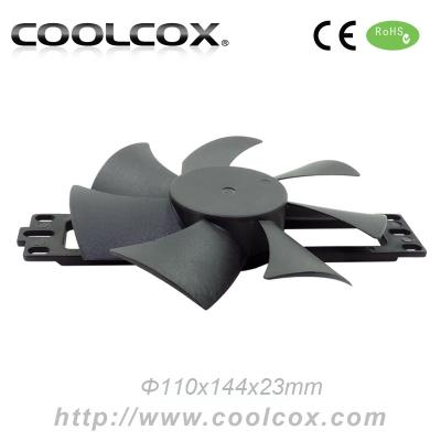 China Other CoolCox 12025 bladeless fan, DC 12v/18V 120mm cooker fan, 12025 electric fan, fridge fan, D 110x23mm frameless teapot fan for sale