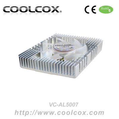 China Graphics Card CoolCox Graphics Card Heatsink Fan VC-AL5007, VGA Card Cooler, Heatsink and Fan, Suitable for nVIDIA GeForce and ATI Radeon for sale