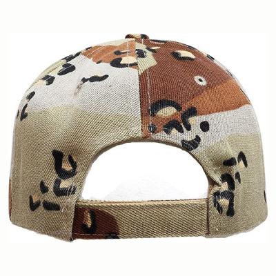 China Breathable & Waterproof Wholesale brown camo color 5 Panel Hat Baseball Cap Customized Promotion 5 Panel Cotton Hat Baseball Cap Embroidered 5 Panel Cap for sale