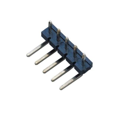 China All electrical sector pin header connector 3.96mm right angle pitch 5p single row board to board bergstrip header samtec for sale