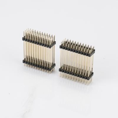 China All Male Pin 4x12 WINPIN Sector Pin Header Connector 2mm Pitch 48 Pin PCB Electrical Connector Dual Header Plastic Four Row Straight Connector for sale