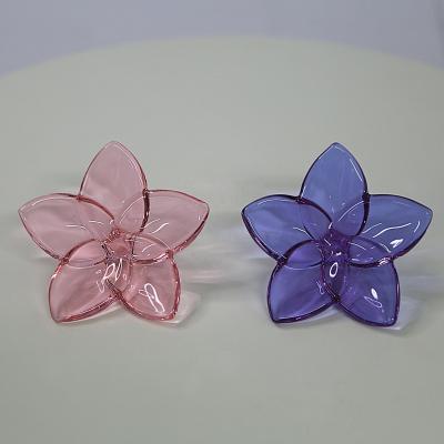 China Hot Europe High Grade Good Quality Baccarat Butterfly Flower Decoration Gifts Crystal Crafts Latest for sale