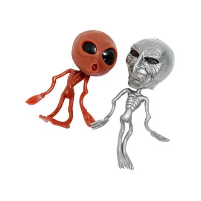 China Next Halloween Toy New Gift Toy Extraterrestrials Skull Toy Press Effort Release Soft Squishy Ball for sale