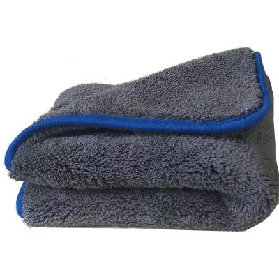 China Durable 1200gsm Thicken Quick Dry Home Towel Double Side Microfiber Car Cleaning Towel for sale