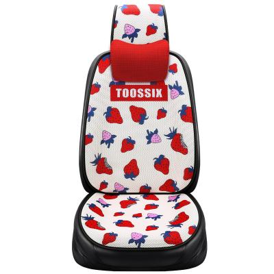 China New Arrival Durable Waterproof Breathable Girl Lovely Cartoon Fruits Style Fashion Car Accessories Car Auto Seat Covers for sale