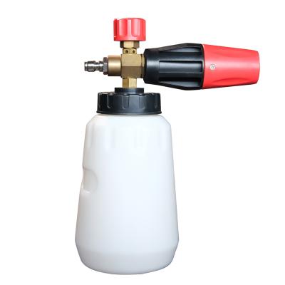 China Large Mesh Filters Mjjc Multi Jet Cannon Adapter Snow Foam Lance Dual Hds Fx Cannon Brand New Eco-Friendly Car Wash Gun for sale