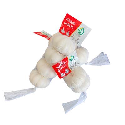 China Fresh pure white garlic 4p repackaged garlic for supermarket for sale