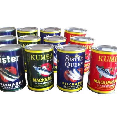 China Factory Supplier Low Price Canned Mackerel In Tomato Sauce Sardine Tuna Canned Fish In Natural Oil for sale