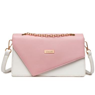 China 2021 European And American Style Lemani Collision Colors Envelope Bag Fashion Cross - Hot Sale Body Bag Manufacturer PU Leather Envelope Bag for sale