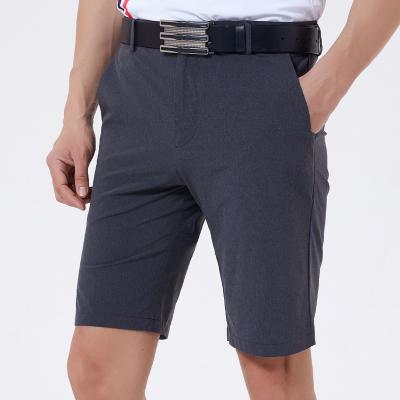 China Anti-wrinkle men's running workout performance sport gym shorts with built-in underwear and zipper pockets for sale