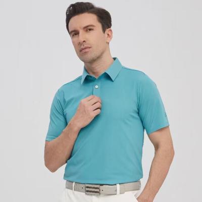 China wholesale new arrival high quality golf sports Anti-wrinkle tops custom made solid polyester golf polo t-shirts for sale