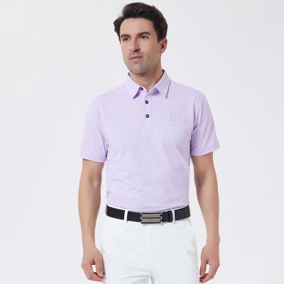 China Wholesale OCLUNLC Brand Anti-Wrinkle Polo Shirt With Short Sleeve 95% Polyester 5% Spande Classic Polo Shirts High Quality Quick Dry Fit Sport Golf Shirts for sale