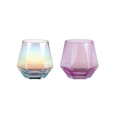 China Good quality high temperature resistance glass hot sale creative hexagonal glass mug for sale