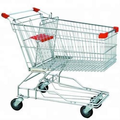 China Easy Folding Customizable Wholesale Folding Used Supermarket Trolley Shopping Trolley for sale