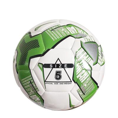 China Custom Promotional Club Match Size 5 Durable Football Soccer Ball Training PVC / PU High Quality for sale