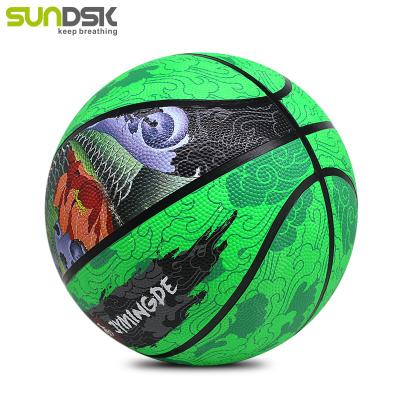 China Basketball Playing Rubber Custom Basketball Ball Prices for sale