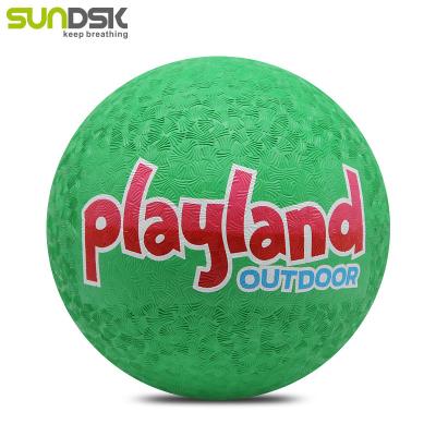 China Sports Toy 5 Inch Soft Rubber Playground Ball For Kids for sale