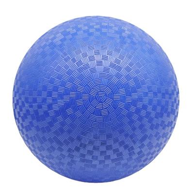 China Sports Toy Custom Printed Rubber Playground Ball Official Size For Kids Toy Kick Ball for sale