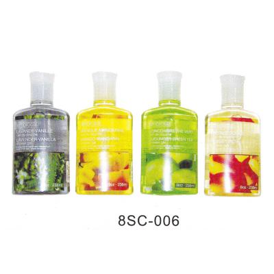 China Smooth Hotel Bath Body Shower Gel 480ml With Perfume Bubble #8SC-006 for sale