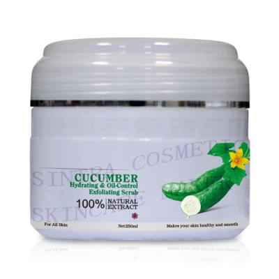 China o gel Exfoliating, a hidratação & o Óleo-Controle do pepino 250ML Exfoliating esfregam HGQJZ-01 à venda