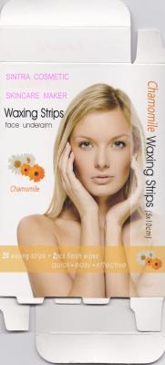 China Fast Hair Remover Facial Wax Strips Depilatory Chamomile Extract STF1104 for sale