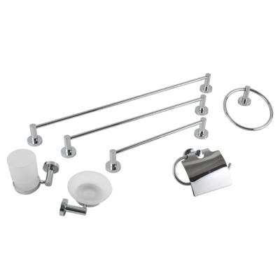 China Modern Promotional Wall Mounted 304 Stainless Steel Bathroom Hardware 10 Pieces Set For Bathroom for sale