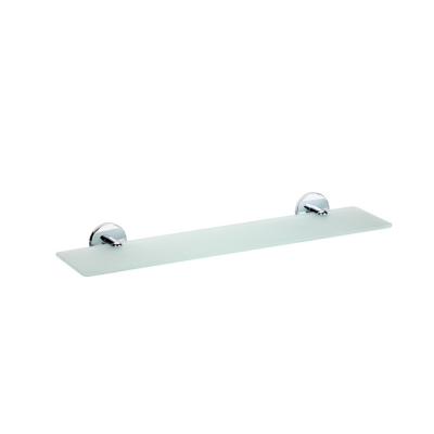 China Wall Mounted Type Bathroom Accessories 304 Stainless Steel Glass Shelf For Bathroom for sale