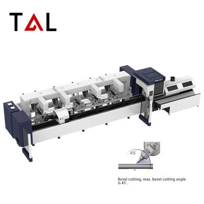 China T&L Machinery Repair Shops CNC Pipe Cutting Machine 5 Axis Bevel Fiber Laser Pipe Cutting Machine for sale