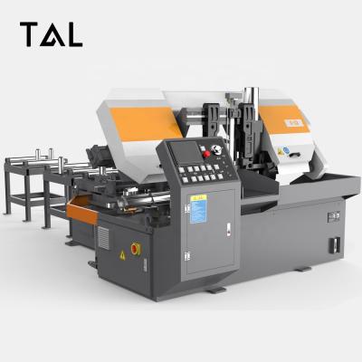 China Building Material Stores T&L Brand 330mm CNC B-33 Hydraulic Metal Strip Saw Machine Price for sale