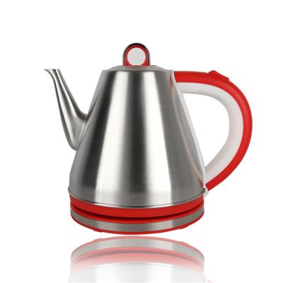 China 1500W 360 Degree Stainless Steel Kettle 1.5L Vintage Electric Gooseneck Hot Sale Electric Kettles Low Rotation Style for sale